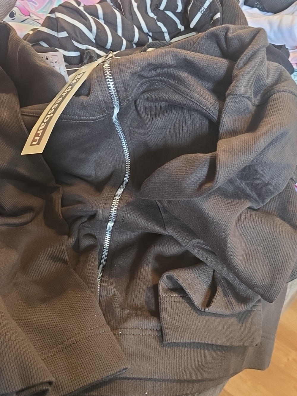 Dress Barn Green Zip-Front Jacket